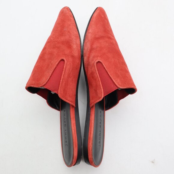 Jenni Kayne Mule Women's EU Size 38 Shoes Saddle Standard Burgundy Suede Flats - Picture 6 of 12
